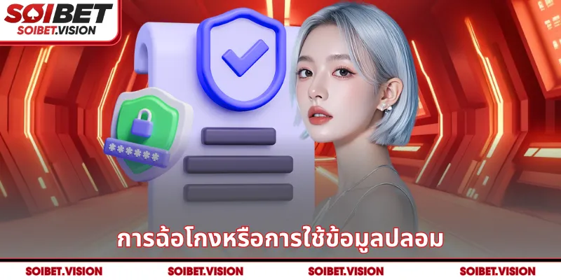 การฉ้อโกงหรือการใช้ข้อมูลปลอม