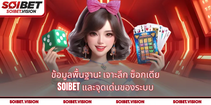 ข้อมูลพื้นฐาน: เจาะลึก ซ็อกเดีย SOIBET และจุดเด่นของระบบ