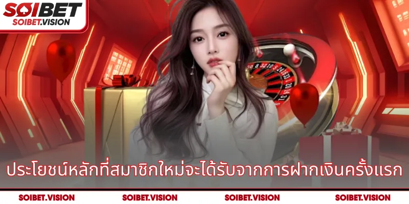 ประโยชน์หลักที่สมาชิกใหม่จะได้รับจากการฝากเงินครั้งแรก