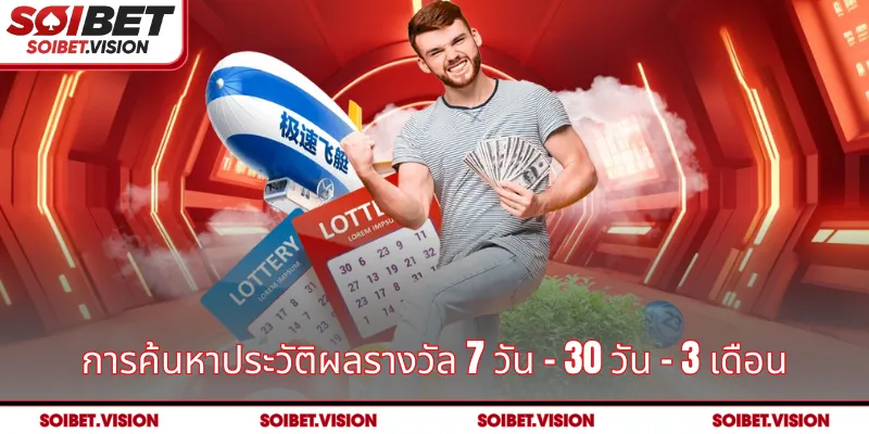 การค้นหาประวัติผลรางวัล 7 วัน – 30 วัน – 3 เดือน
